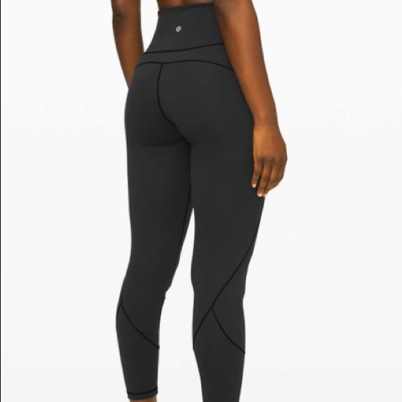 Black Lululemon In Movement Leggings - Picture 2 of 7